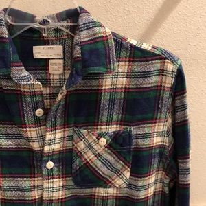 New J. Crew 100% cotton tartan flannel plaid buffalo check button down shirt